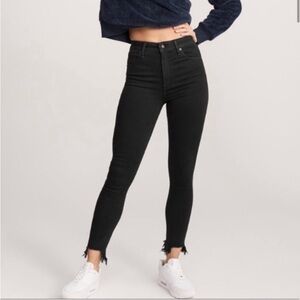 Abercrombie & Fitch Curve Love High Rise Super Skinny Ankle Jeans